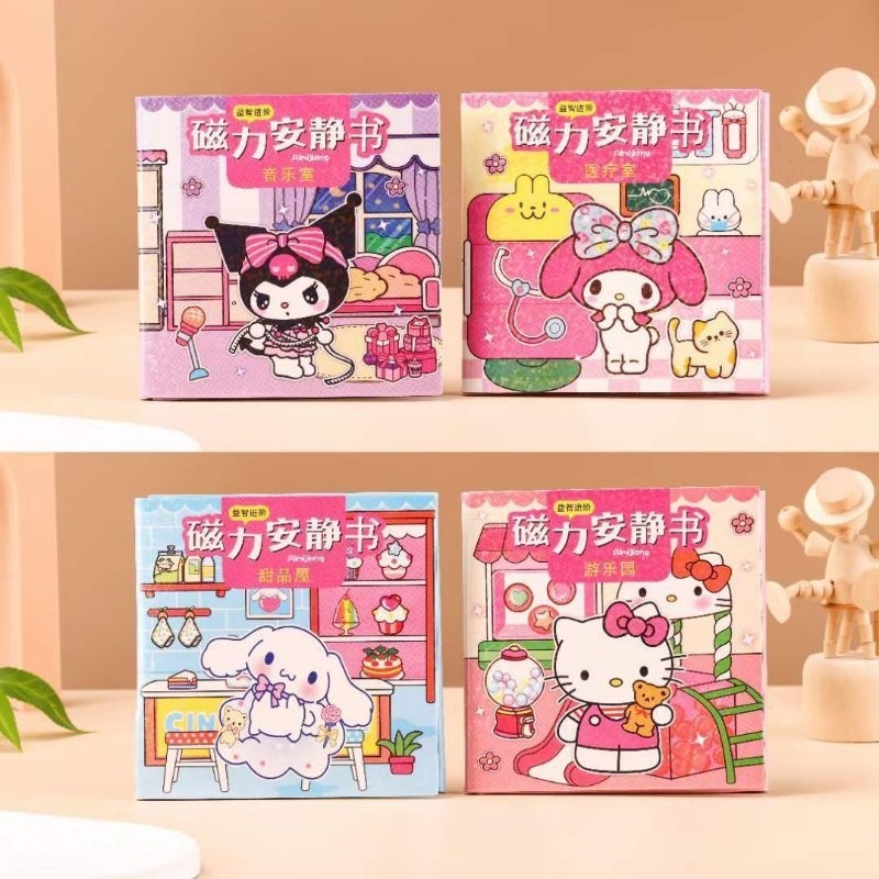 Magnetic Doll House Book set DIY Dress up stickers Magnet | Shopee ...