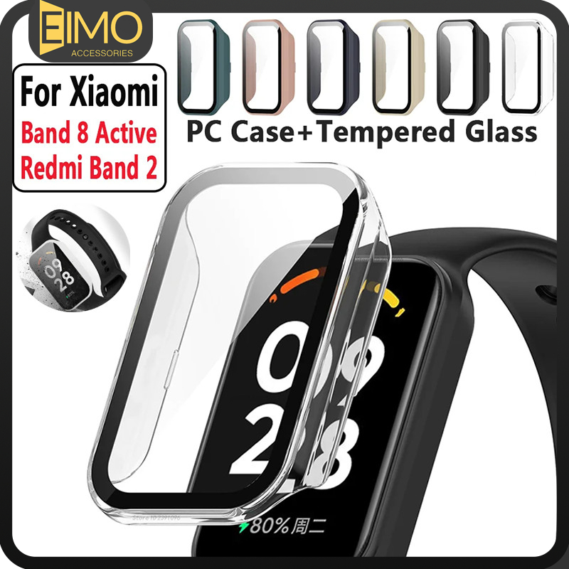 Hard PC Case for Xiaomi Mi Band 8 Active Screen Protector Xiaomi Smart ...