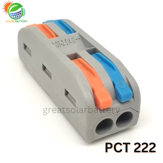 PCT 222 Terminal Block Fast Cable Electrical Wire Connectors | Shopee ...