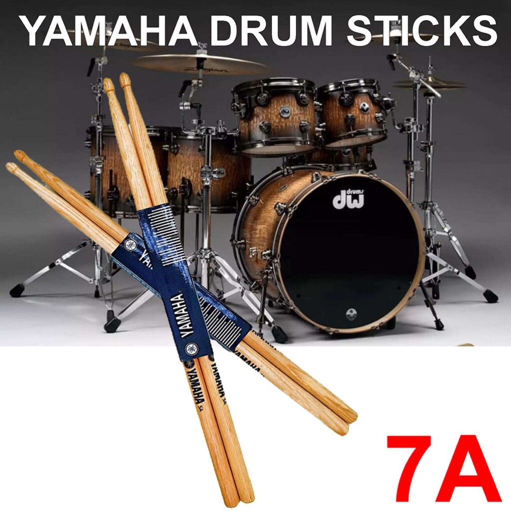 Professional Wooden Drum Sticks 5A 7A YAMAHA Oak Wood Drumsticks Set ...