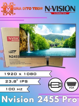 Nvision N2455Pro 24inch Monitor IPS 100Hz Full HD Super Narrow Bezel I ...