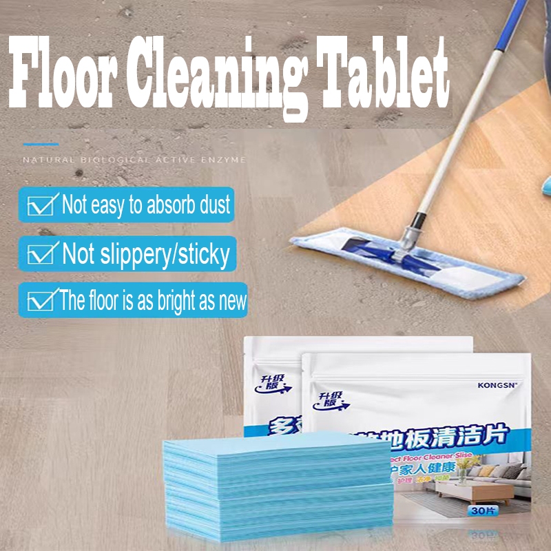 Tile and Wooden Floor Cleaner Dissolving Paper Sheets All Around ...