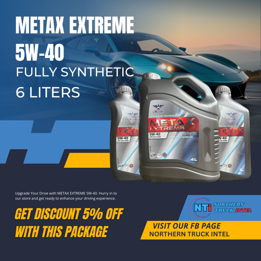 US LUBE METAX EXTREME 5W-40 API CK - 4/SN 6L FULLY SYNTHETIC Supreme ...