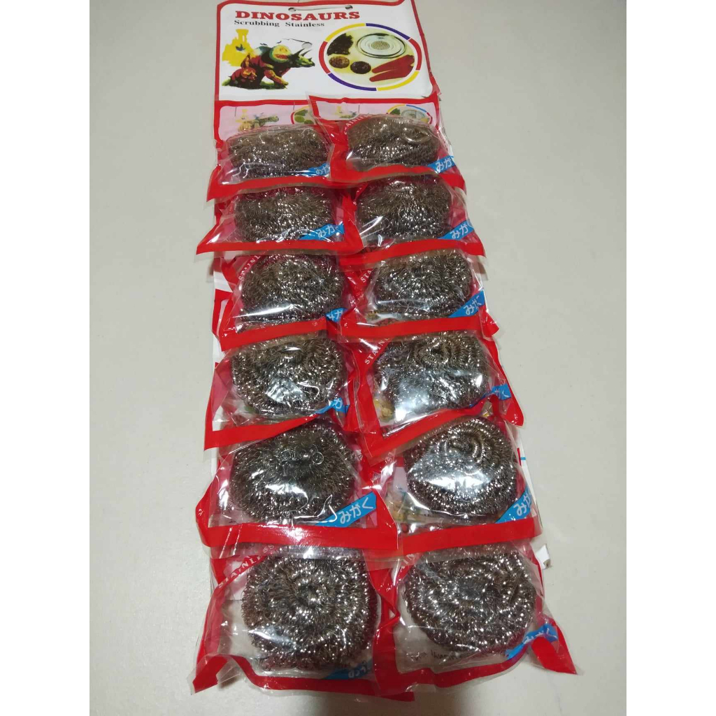 Scrubbing Steel Wool Set (12 Pieces) | Shopee Philippines