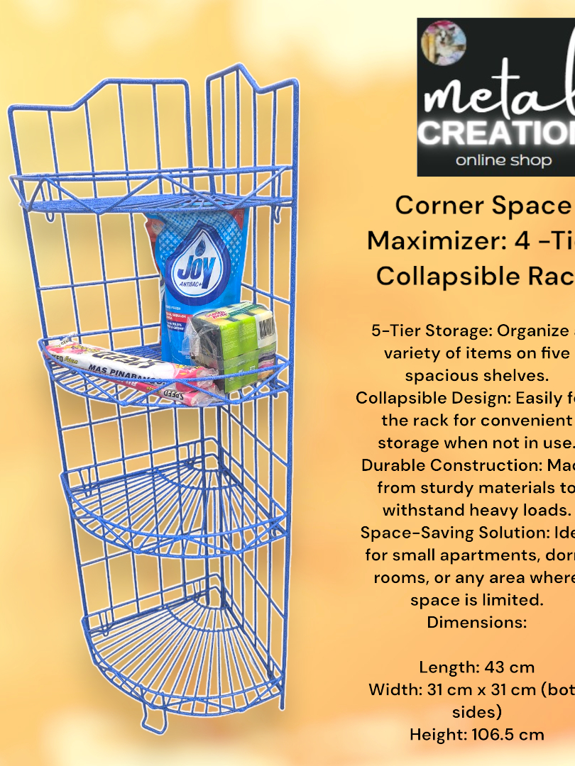 MetalCreation Corner Rack Space Maximizer Collapsible Rack ...