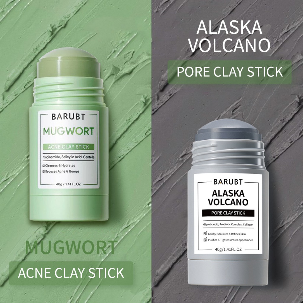 MUGWORT ACNE/ALASKA VOLCANO PORE CLAY MASK STICK 40g | Shopee Philippines