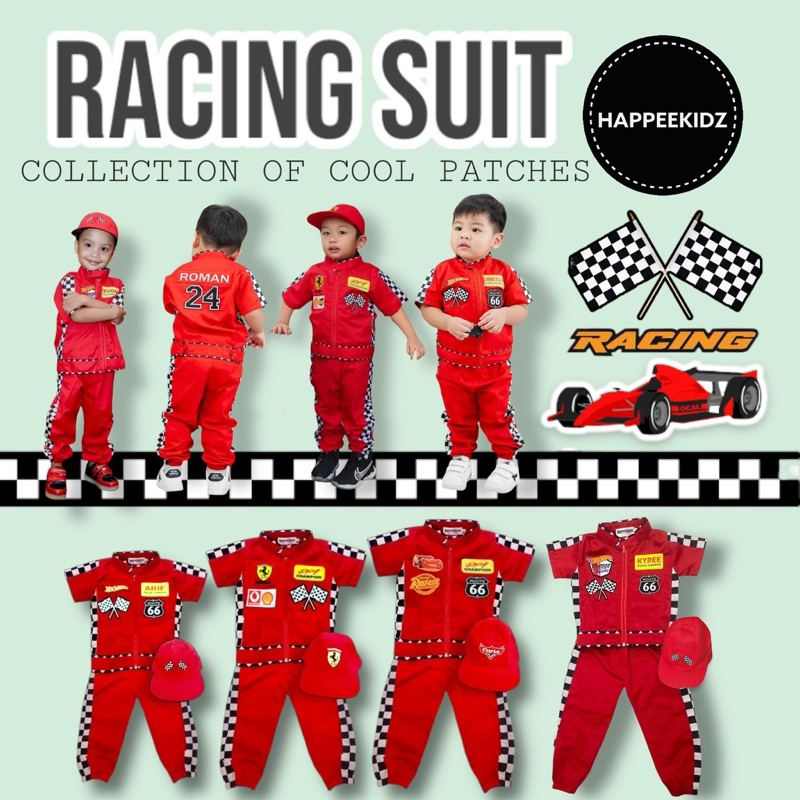 RACING CARS PRETEND COSTUME FOR BOYS AND GIRLS | Shopee Philippines