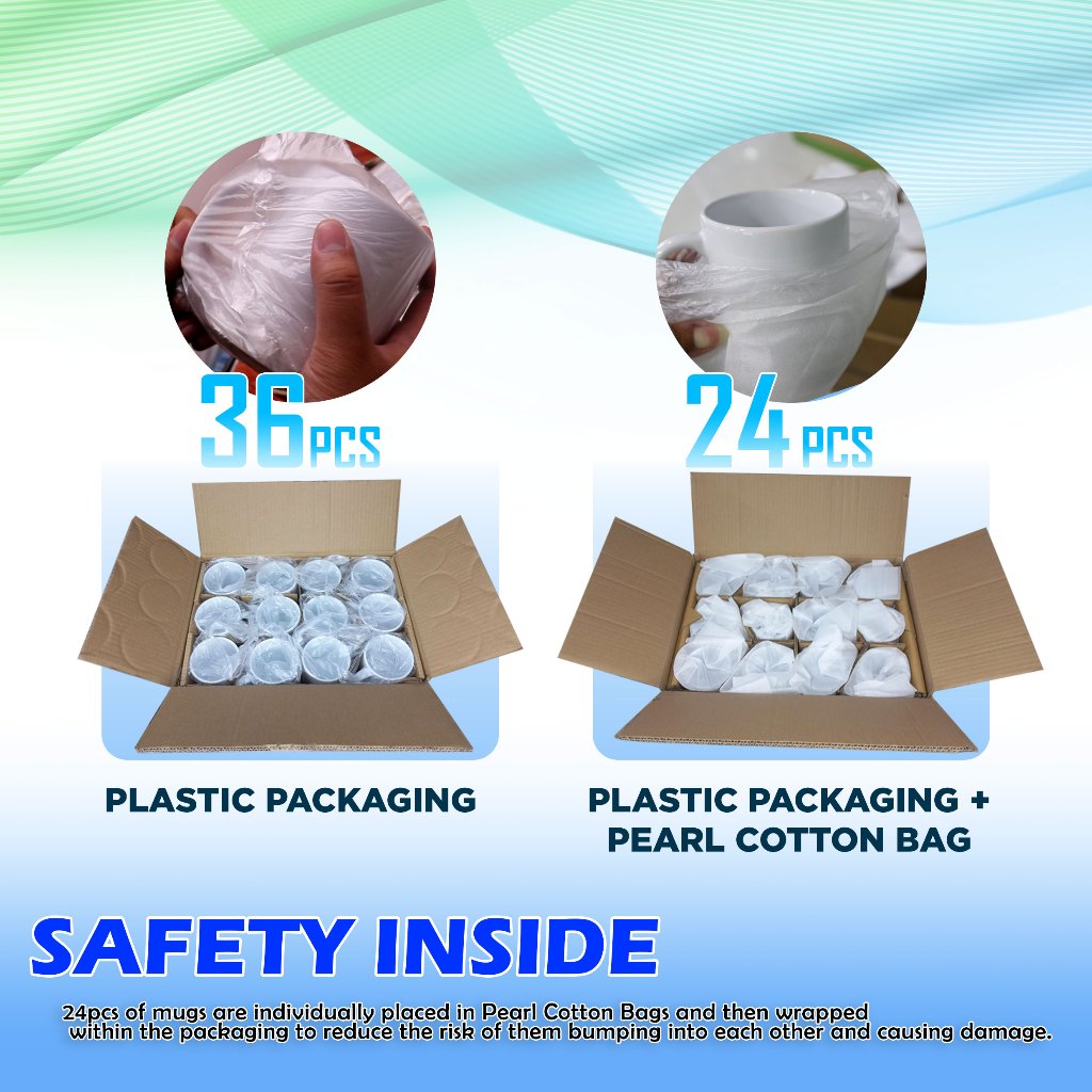 24pcs/box QUAFF Sublimation Coated White Mug 11oz for Sublimation ...