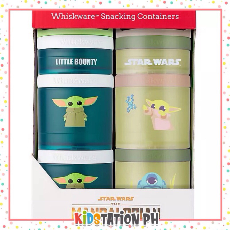 Whiskware Disney Combo Snacking Containers 2PK - Mandalorian | Shopee ...