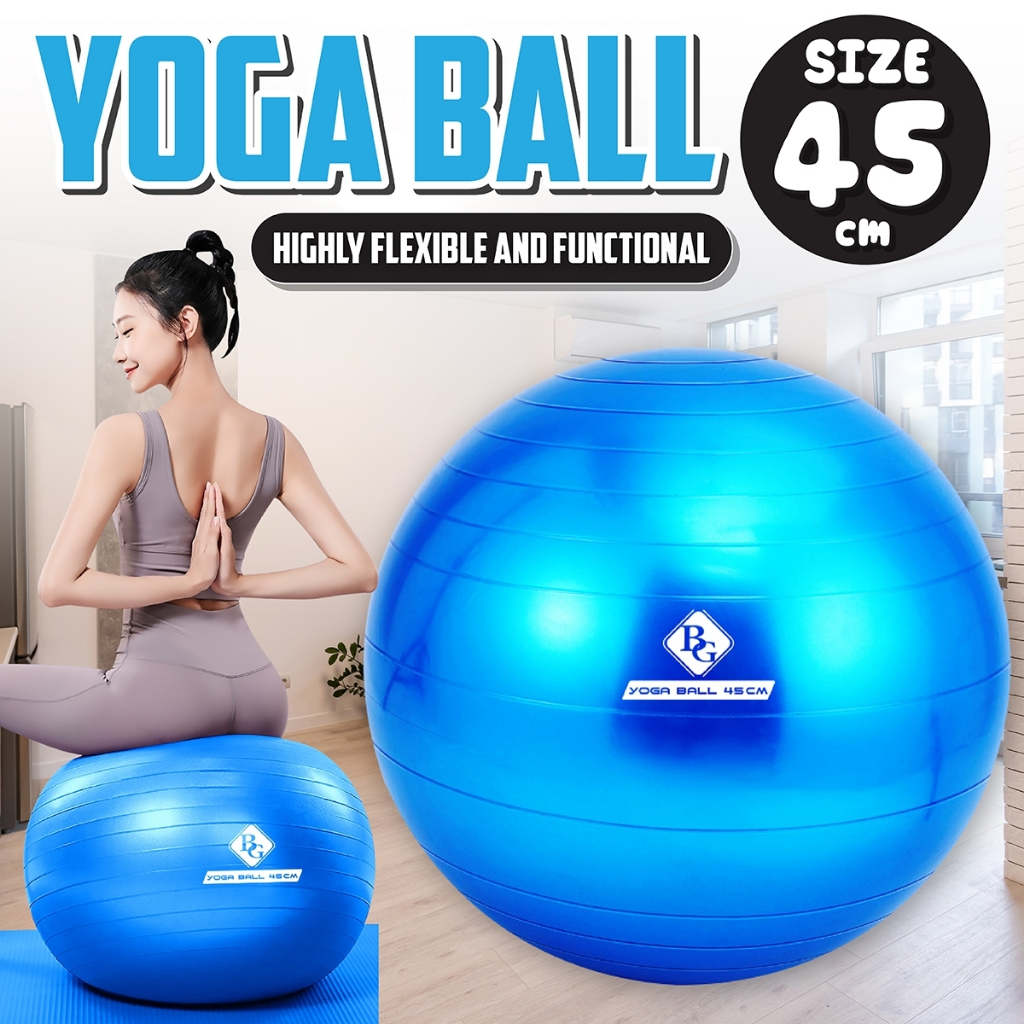 Bettergrowph Glossy Heavy Duty Yoga Ball Fitness Ball Balance Ball Pilates Stability Gym Ball 6004