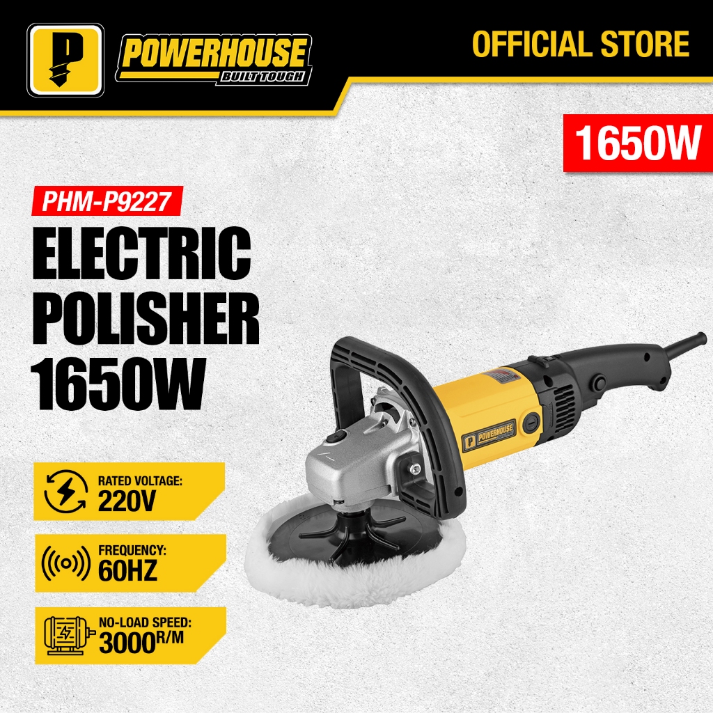 Powerhouse Polisher Buffing Machine 1650W PHM-P9227 PHPT | Shopee ...