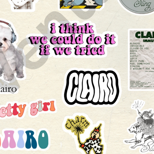 20pcs Clairo Sticker Set Pack | Shopee Philippines