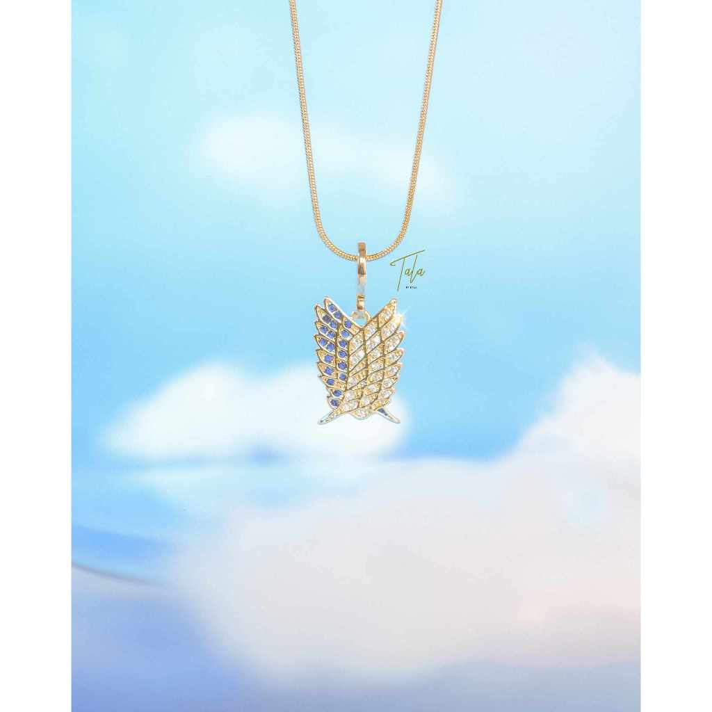 TALA by Kyla Wings of Freedom Necklace AOT Inspired with Bubble Mailer Packaging Shopee Philippines