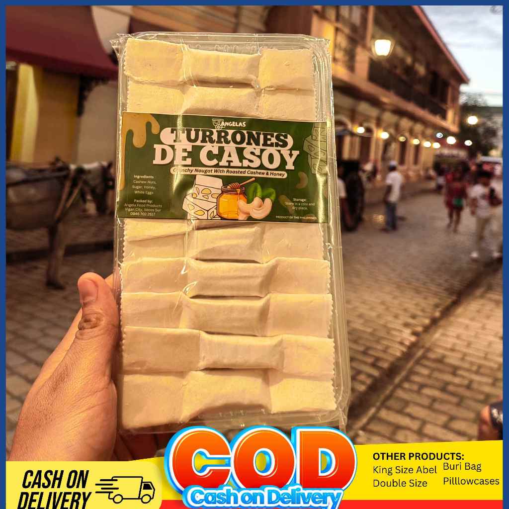 Turrones de casoy Pasalubong Filipino Food Turrones de kasoy peanut ...