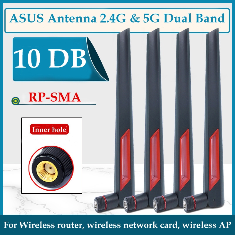 Dual Band WiFi Antenna 2.4GHz 5/5.8GHz 3 5 10 dBi RP SMA Antenna Router ...