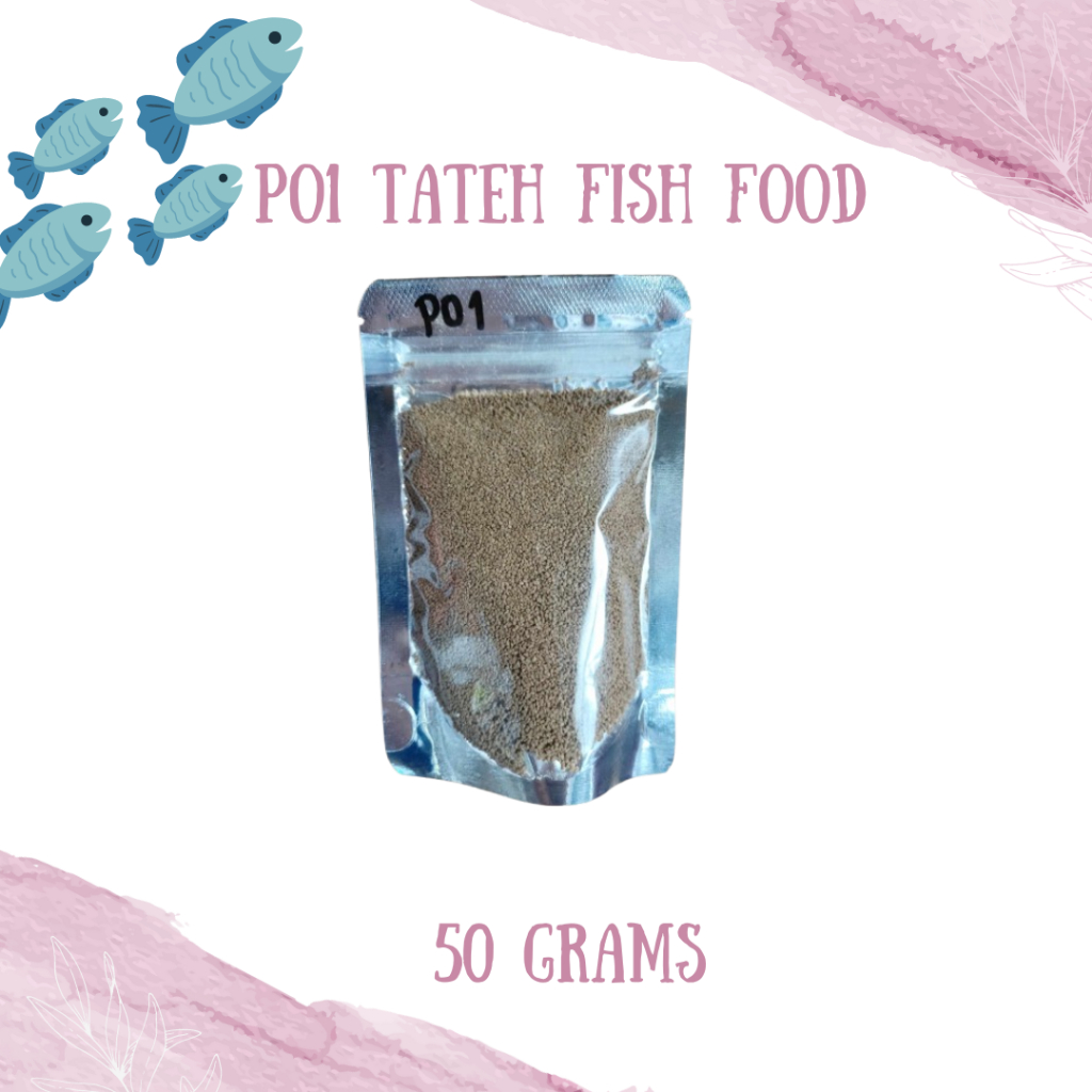 PO1 TATEH FISH FOOD 50 GRAMS Shopee Philippines