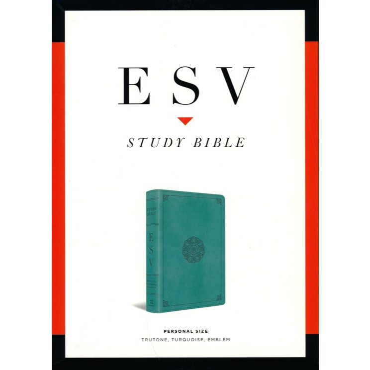 ESV Study Bible, Personal Size (TruTone Imitation Leather, Turquoise ...