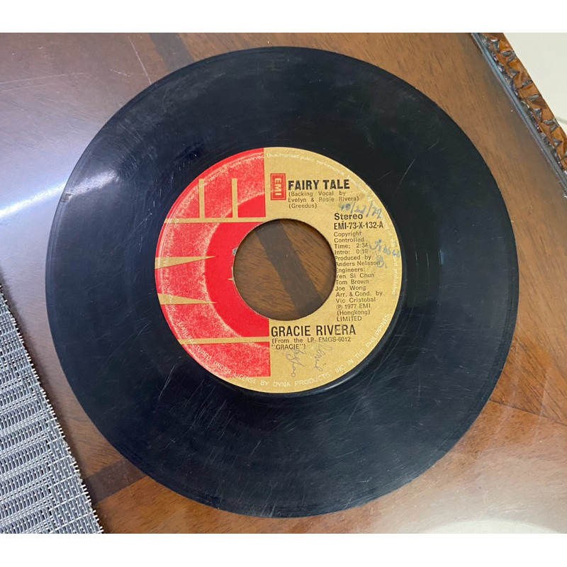 Gracie Rivera Fairy Tale / Morning Of My Life OPM Philippines