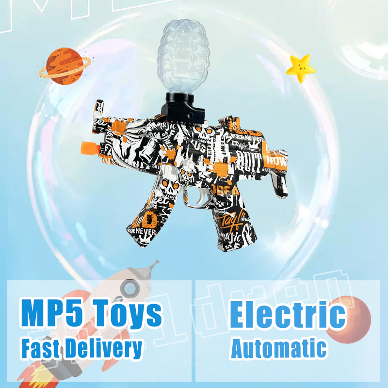 Games Suit Outdoor 8yrs+ Electric Gel Blaster Automatic Kids orbeez MP5 ...