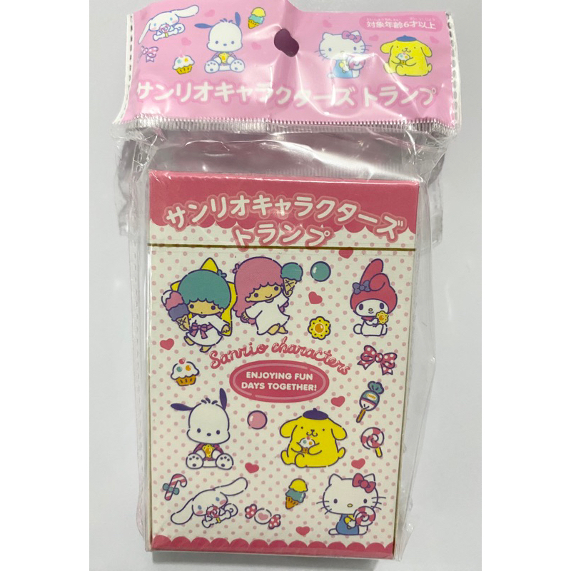 Original Sanrio Characters Playing Cards Hello Kitty Melody Little Twin ...