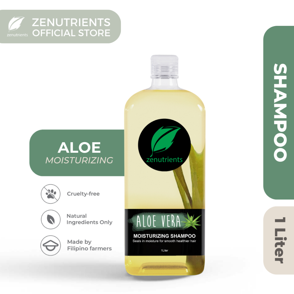 Zenutrients Aloe Vera Moisturizing Shampoo 1 Liter Shopee Philippines