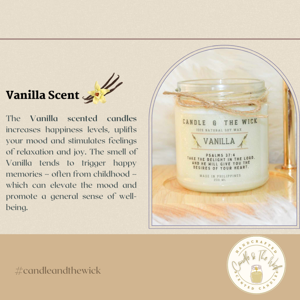 Vanilla Scented Candles 200ml Shopee Philippines