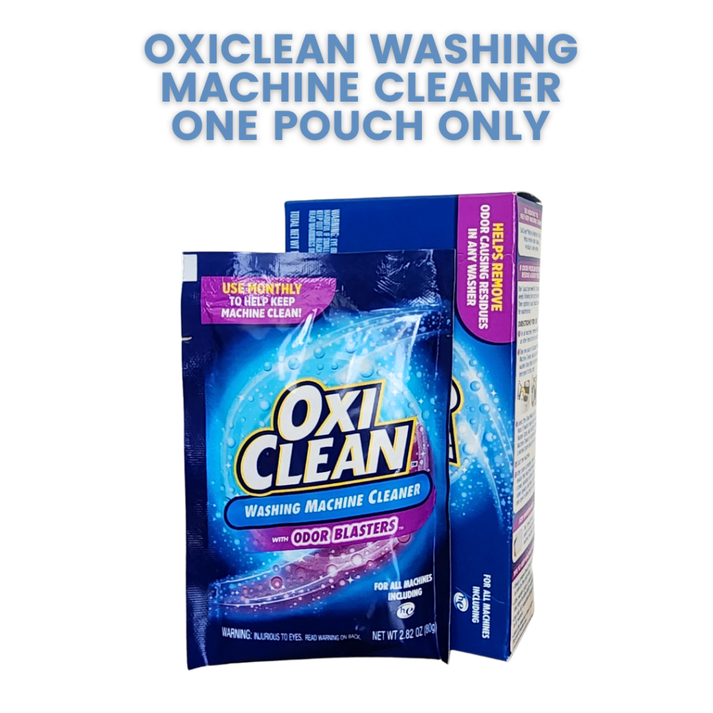 OxiClean Washing Machine Cleaner With Odor Blasters, 1 Pouch 80g ...