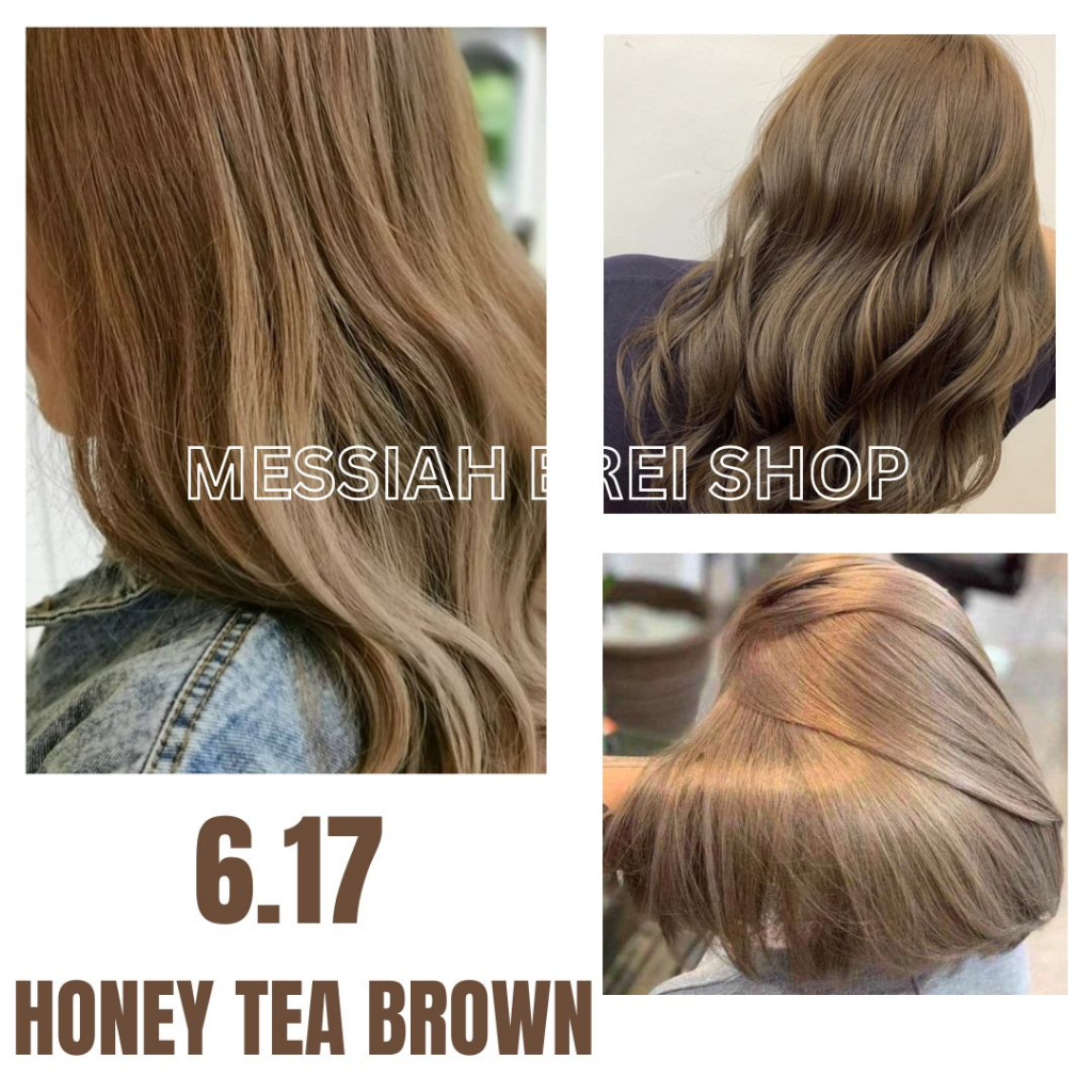 Bremod 617 Honey Tea Brown Hair Color Set With Oxidizing Shopee Philippines 0816