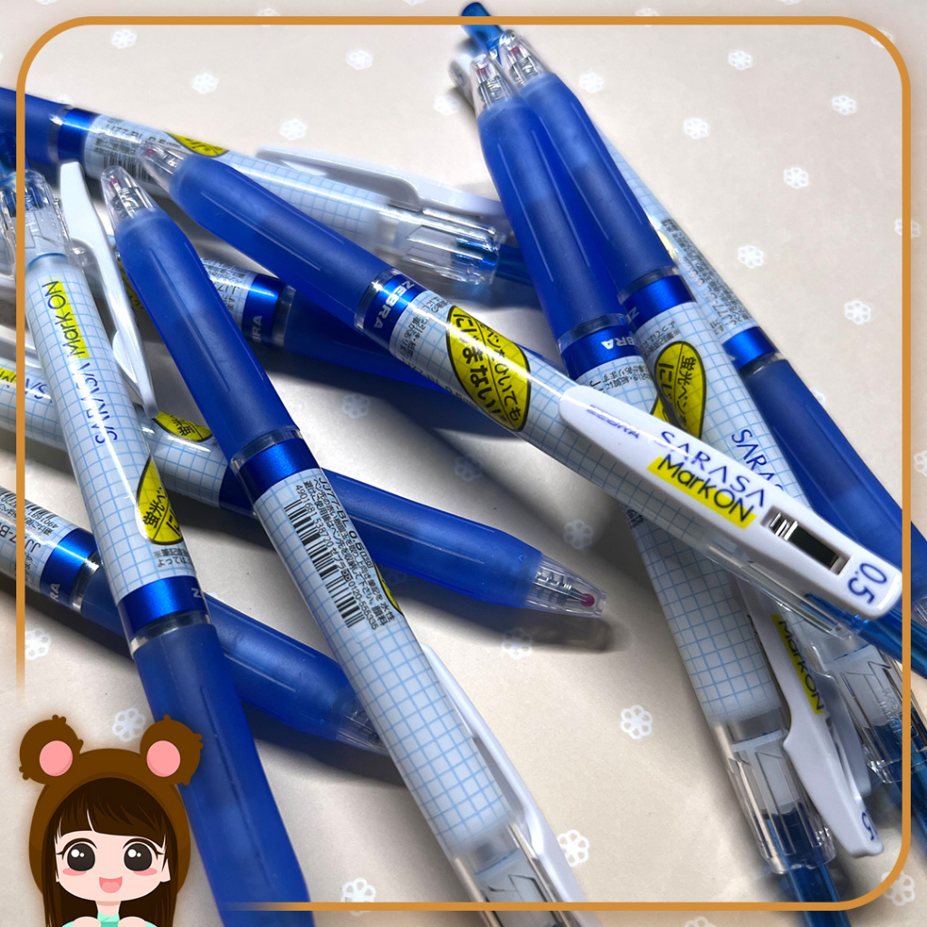 Zebra Sarasa Mark ON Gel Point Pen .05 | Ballpoint Pen | Blue | Shopee ...