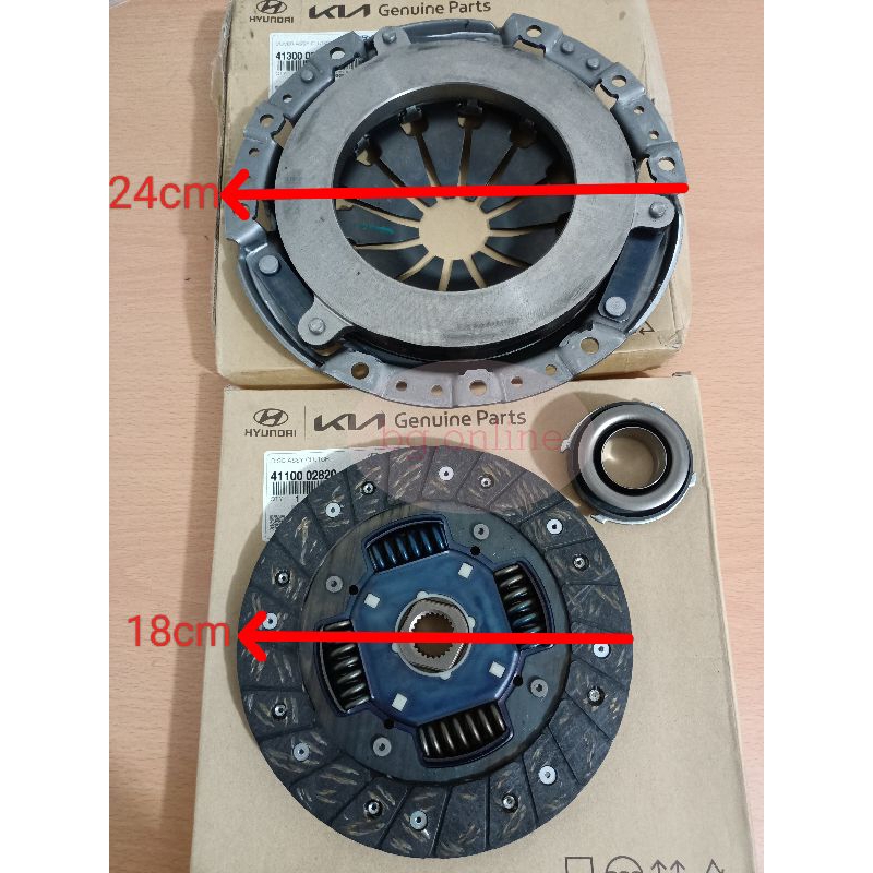 GENUINE CLUTCH SET KIT KIA PICANTO 2011 to 2019/HYUNDAI I10 1.2