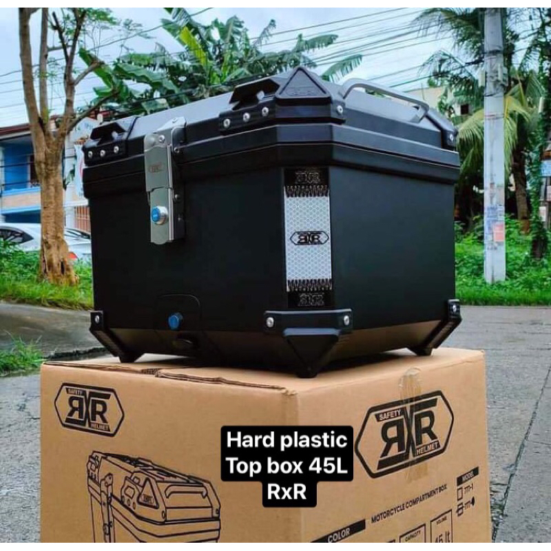 Top box Hard Plastic RxR 45L with Backrest Shopee Philippines