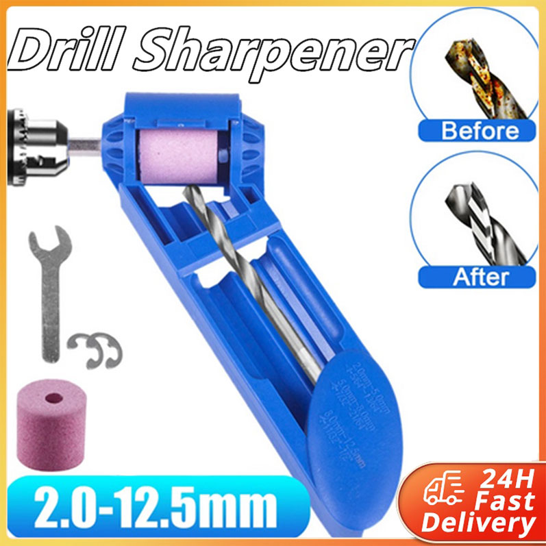 2-12.5mm Portable Drill Bit Sharpener Corundum Grinding Wheel for ...