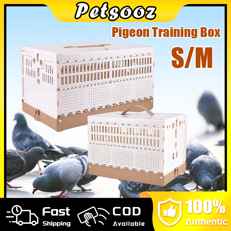 Foldable training box for pigeon Portable T box Plastic folding cage