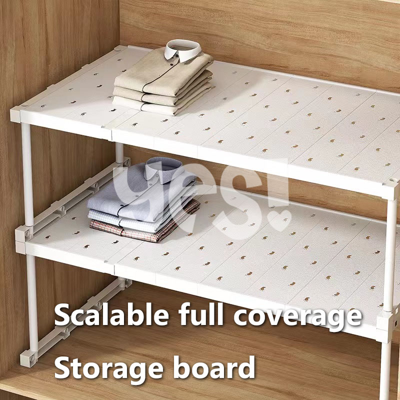 Expandable Shelf Organizer Storage Rack Shelf Riser for Kitchen