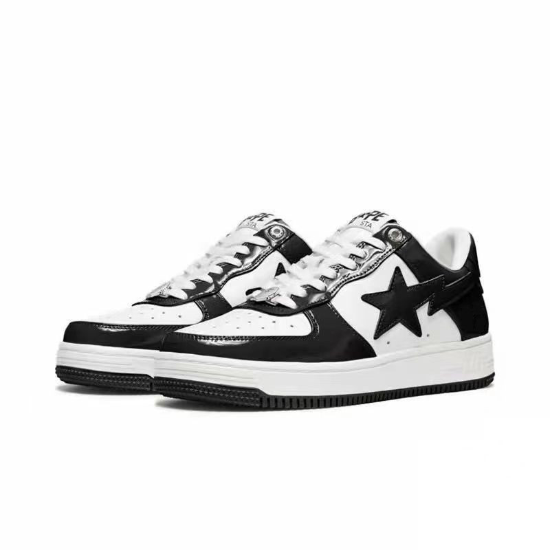 Bape Star Ape-Man Head Low-Cut Fashion Trendy Sneakers Men Women Shoes ...