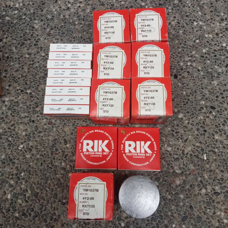 YAMAHA RXT 135 PISTON W/ PISTON RING SIZE STANDARD ART/RIK MADE 8N JAPAN Shopee Philippines