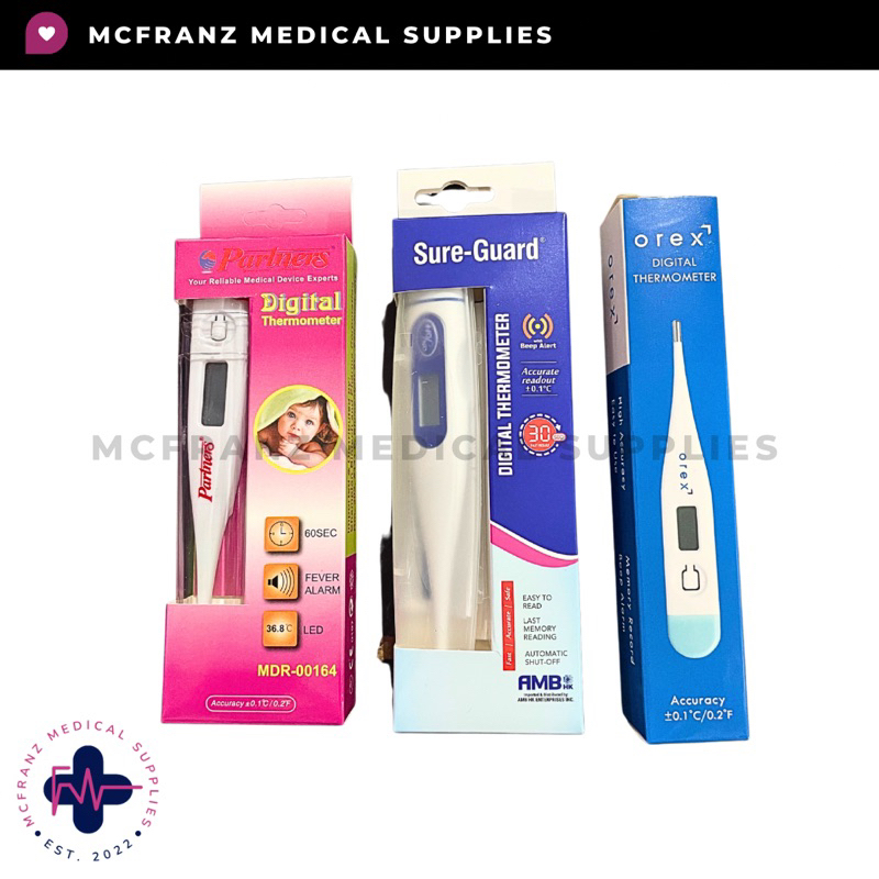 Digital Thermometer Partners Sureguard Orex Shopee Philippines 6642