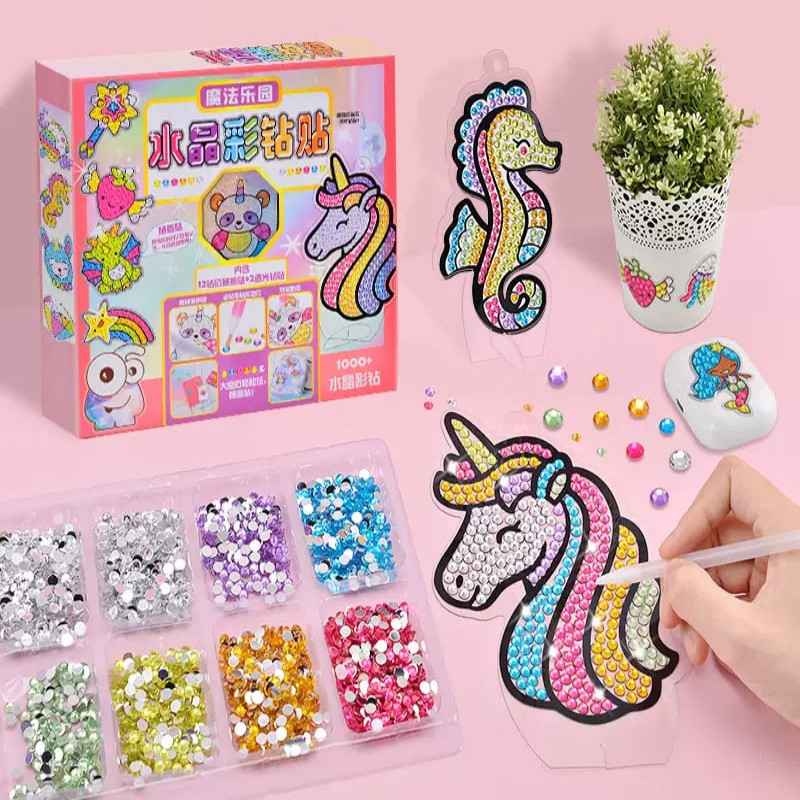 Unicorn Gem Diamond Painting Kids Beginner Own Sweets Diamond Art ...