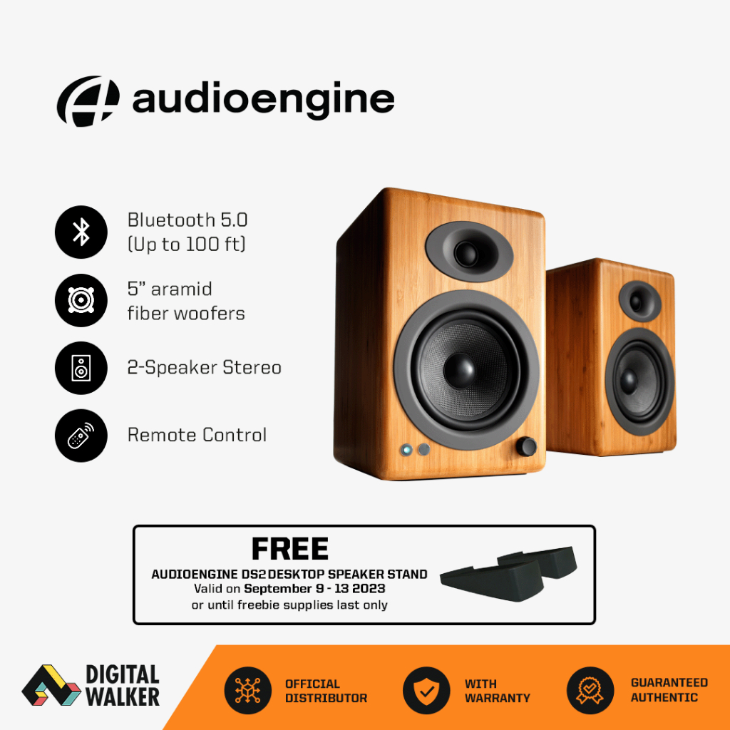 EXCLUSIVE] Audioengine A5+ Wireless Powered Speaker Shopee