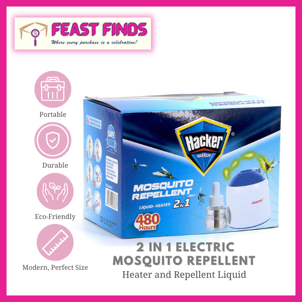 Feast Finds 2 in 1 Electric Mosquito Repellent Heater and Repellent