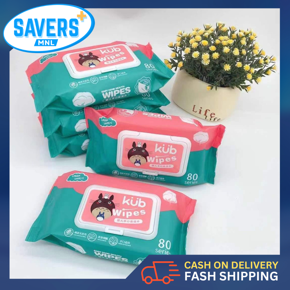 Savers+ MNL - Organic Baby Wipes 80 Pcs Per Pack | Shopee Philippines