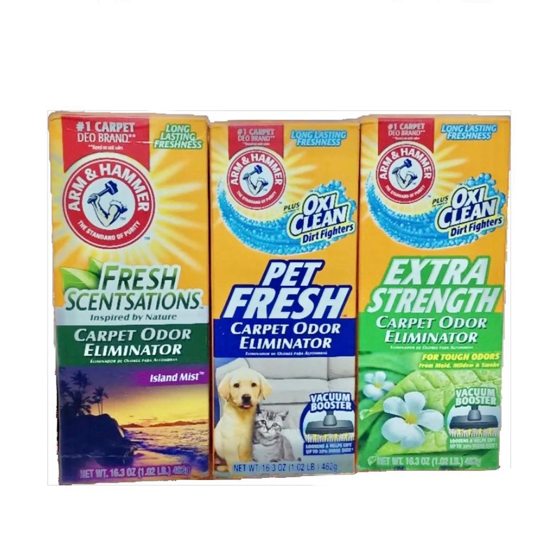 ARM & HAMMER Extra Strength and Pet Fresh Carpet Odor Eliminator, Plus
