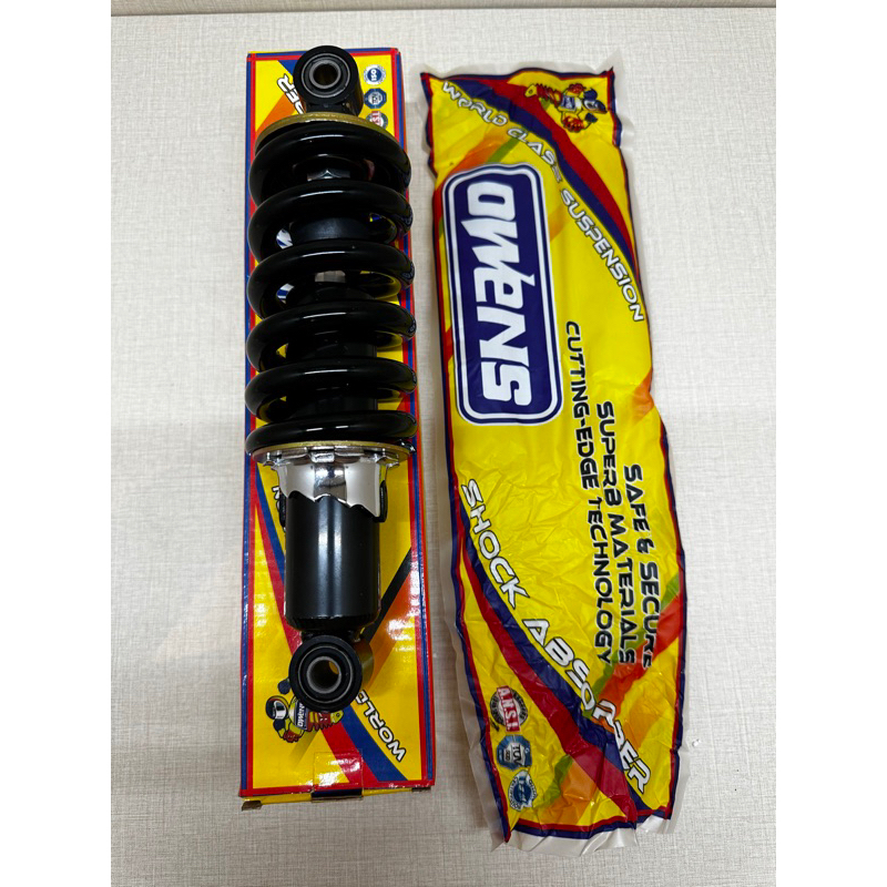 OWENS SHOCK ABSORBER FURY (260mm)(BLACK)(RED) OIL&AIR (MONOSHOCK ...