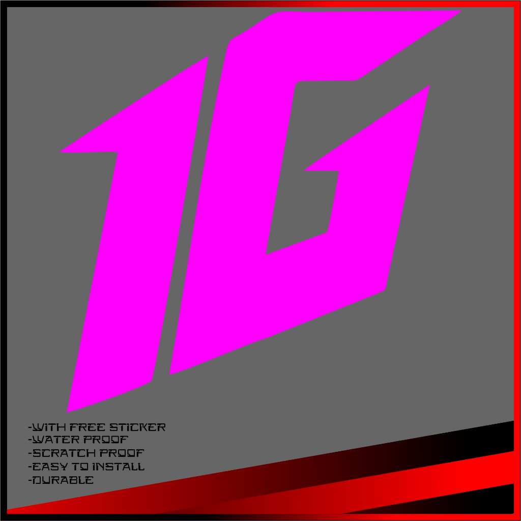 1G -OneGarage Vinyl cutout sticker | Shopee Philippines