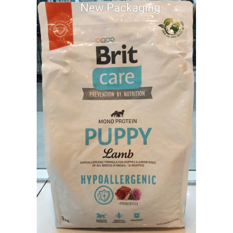 Brit care puppy store lamb and rice