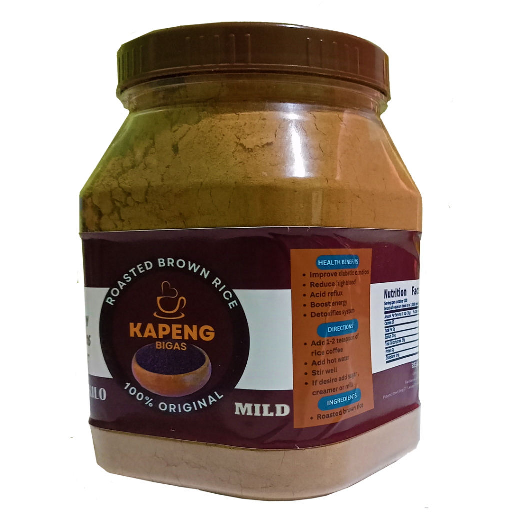 Ilocos organic rice coffee no caffeine 1 Kilo mild flavor | Shopee ...