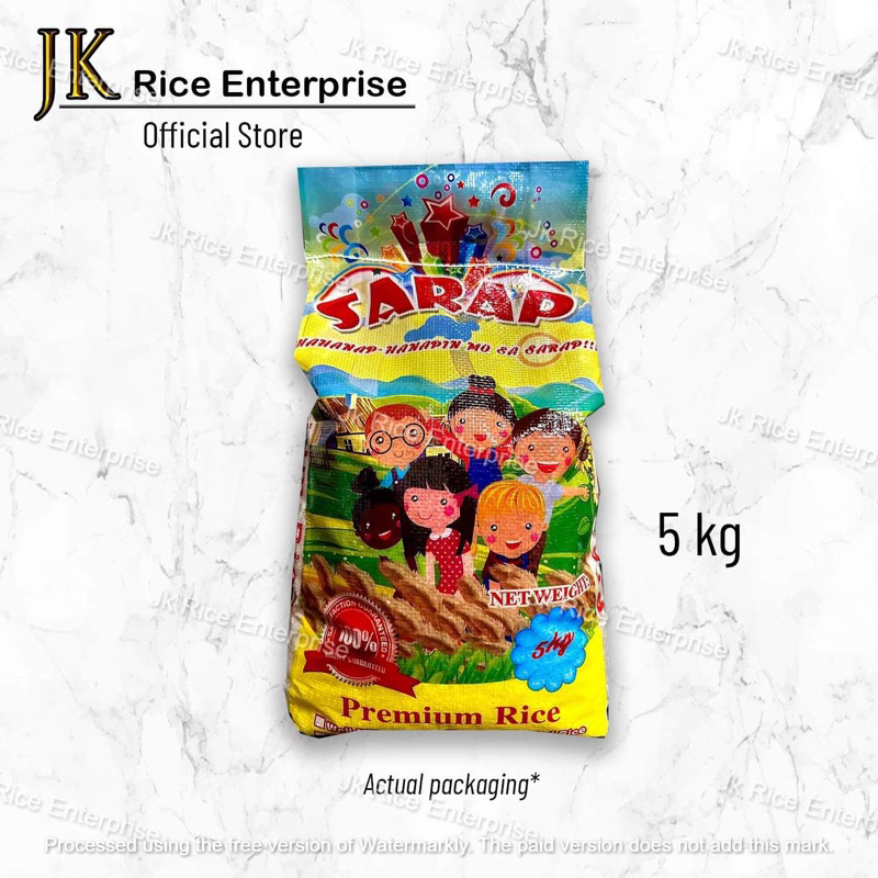 SARAP PREMIUM RICE 5KG (PREMIUM QUALITY RICE) | Shopee Philippines
