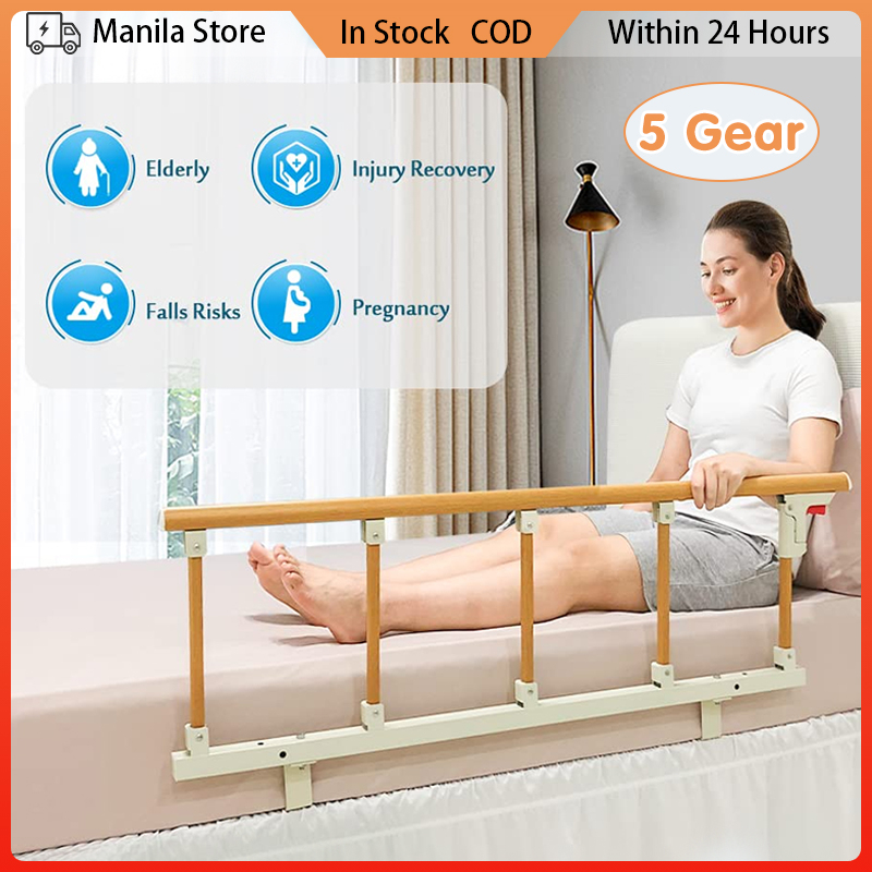 Bed Assist Rail for Seniors Bed Guard Railing Foldable Bed Side Rails ...