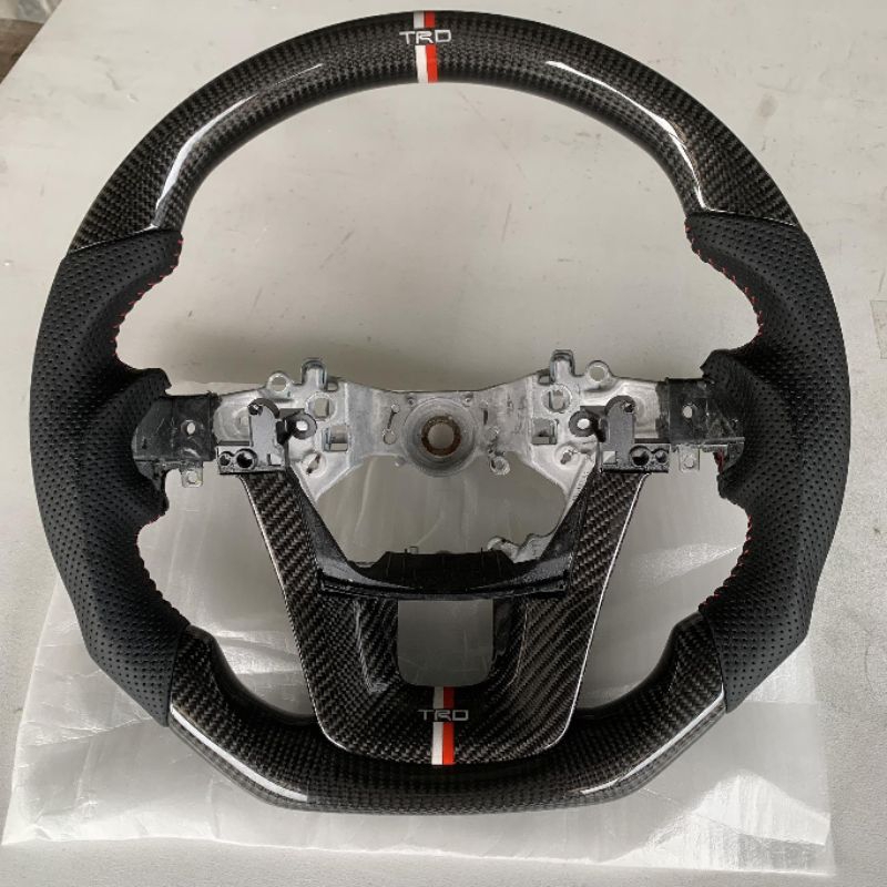 TRD Carbon Steering Genuine Toyota Steering Wheel Real Carbon Fiber
