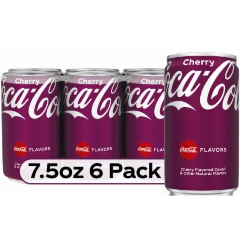 Coca Cola Cherry Coke in Can (6CANS x 355mL) | Shopee Philippines